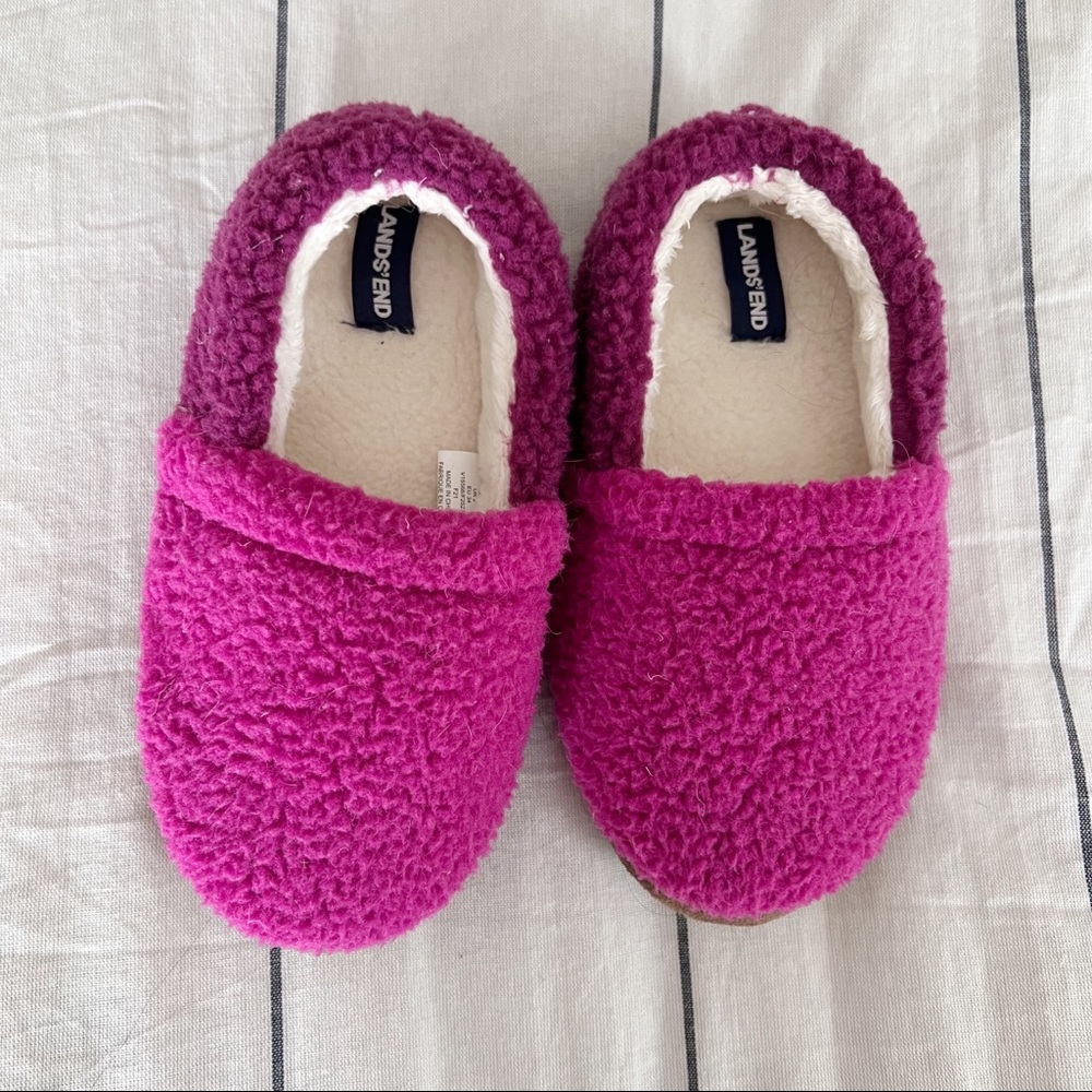 Lands’ End kids slippers